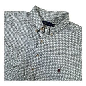 Ralph Lauren Men's 2XLT Multicolor Plaid Long Sleeve‎ Button Front Shirt